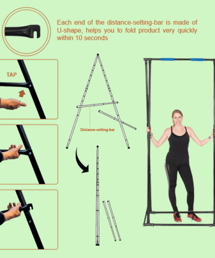 kt pull up bar 1518 foldable