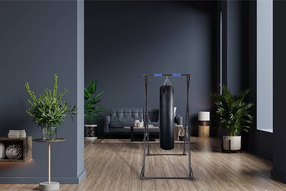 standing heavy bag