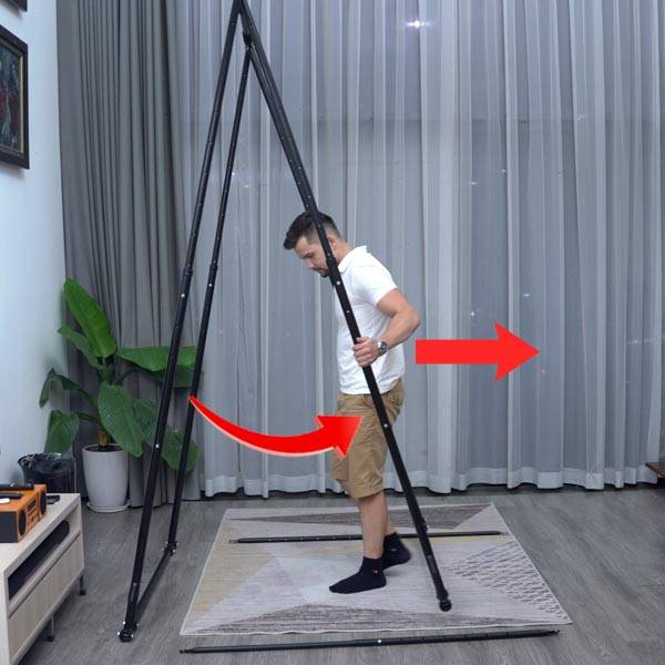 Unfold the KT foldable pull up bar